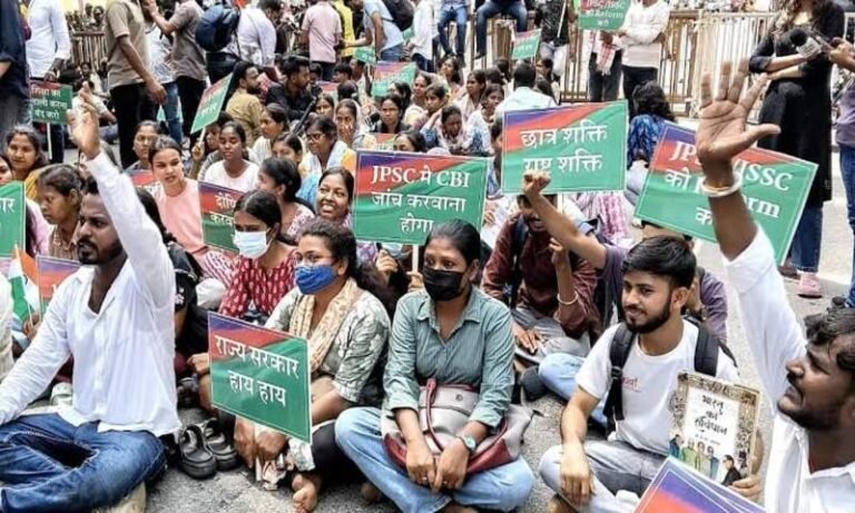 JPSC परीक्षा विवाद पर रांची में छात्रों का प्रदर्शन तेज, पारदर्शी जांच की मांग