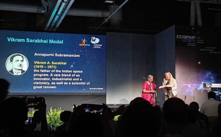 Indian Astrophysicist Annapurni Subramaniam Honoured with Global Space Science Award