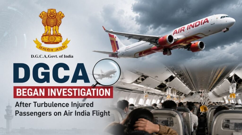 DGCA Began Investigation After Turbulence Injured Passengers on Air India Flight