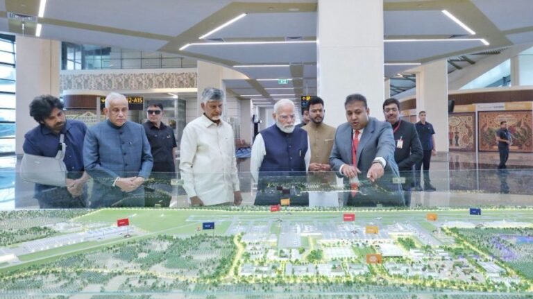 PM Modi Inaugurated Andhra Pradesh’s First Greenfield Airport, Launched Projects Worth ₹17,900 Crore